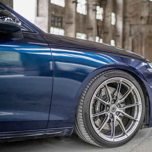 TPUNESS High Gloss TPU Car Wrap Film | Gloss Metallic Navarra Blue