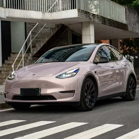 TPUNESS High Gloss TPU Car Wrap Film | Metallic Rouge Pearl Pink