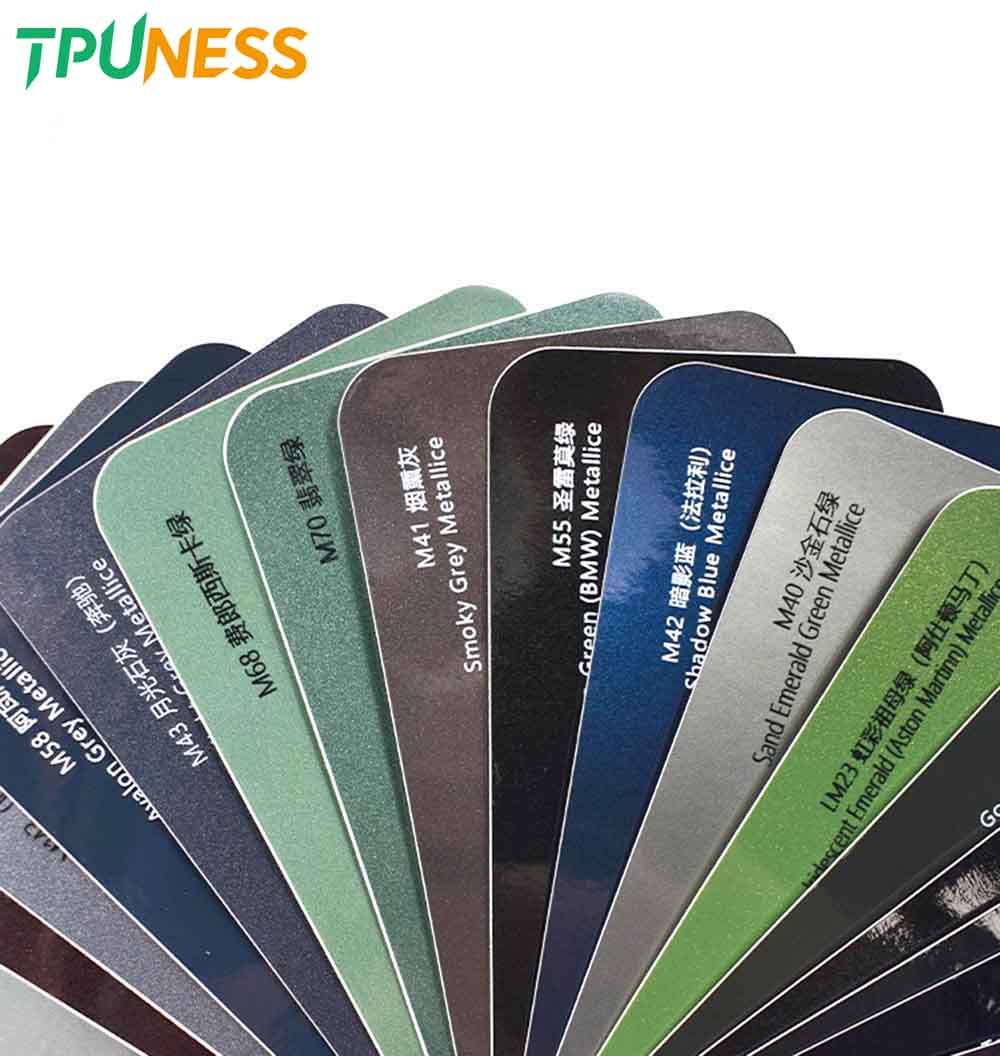 TPUNESS TPU Color PPF Color Swatch