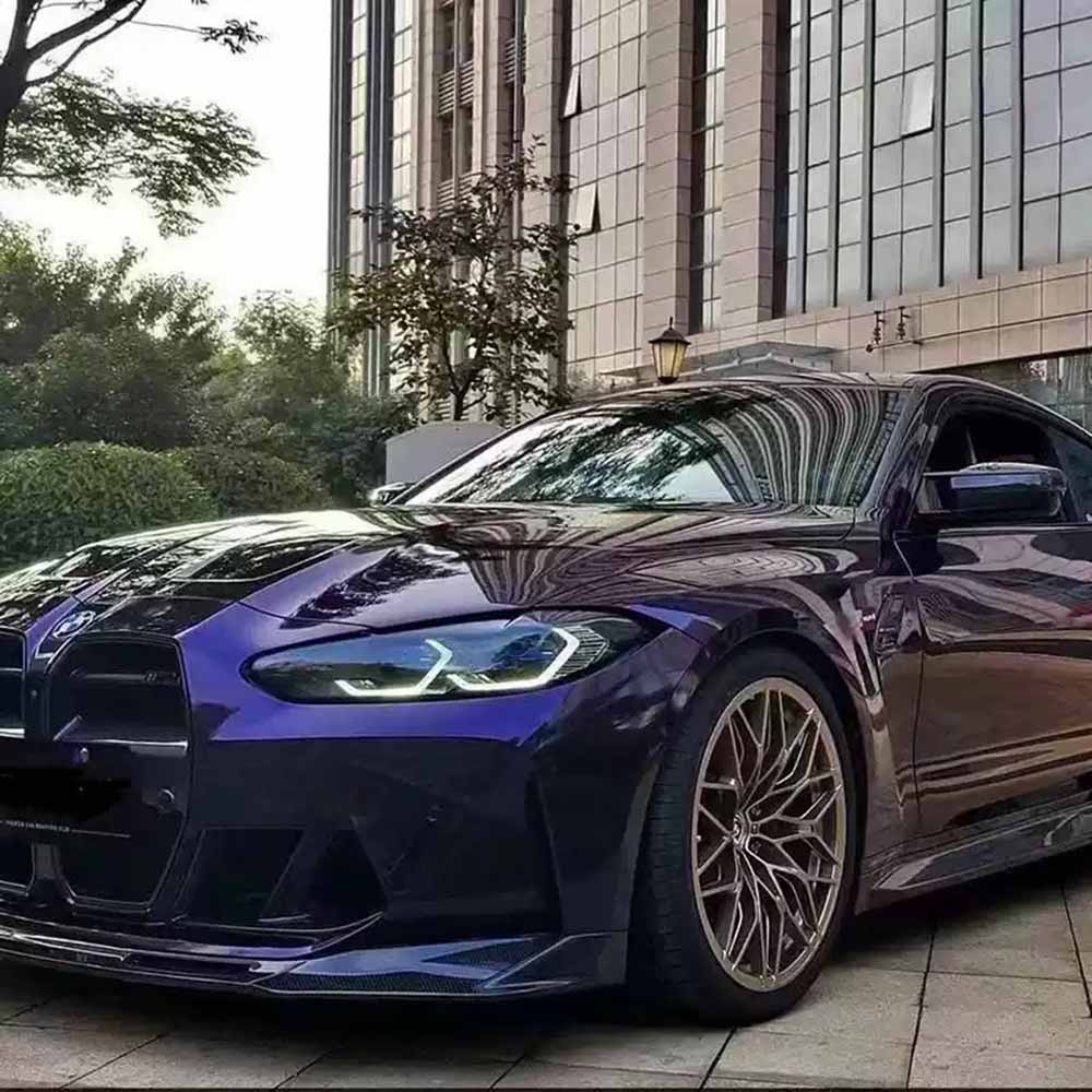 TPUNESS Premium High Gloss TPU Car Wrap Film | Gloss Ghost Midnight Purple