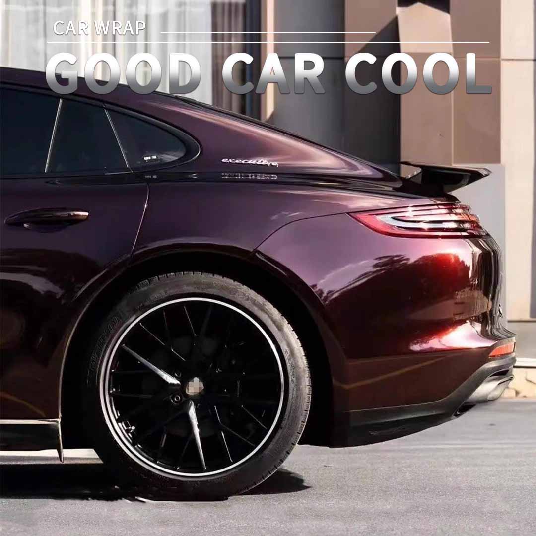 TPUNESS Premium High Gloss TPU Car Wrap Film | Gloss Black Rose