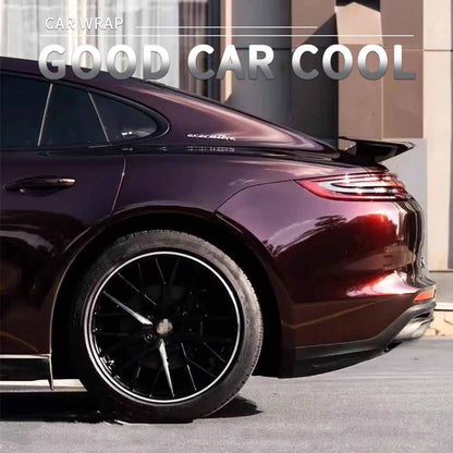 TPUNESS Premium High Gloss TPU Car Wrap Film | Gloss Black Rose