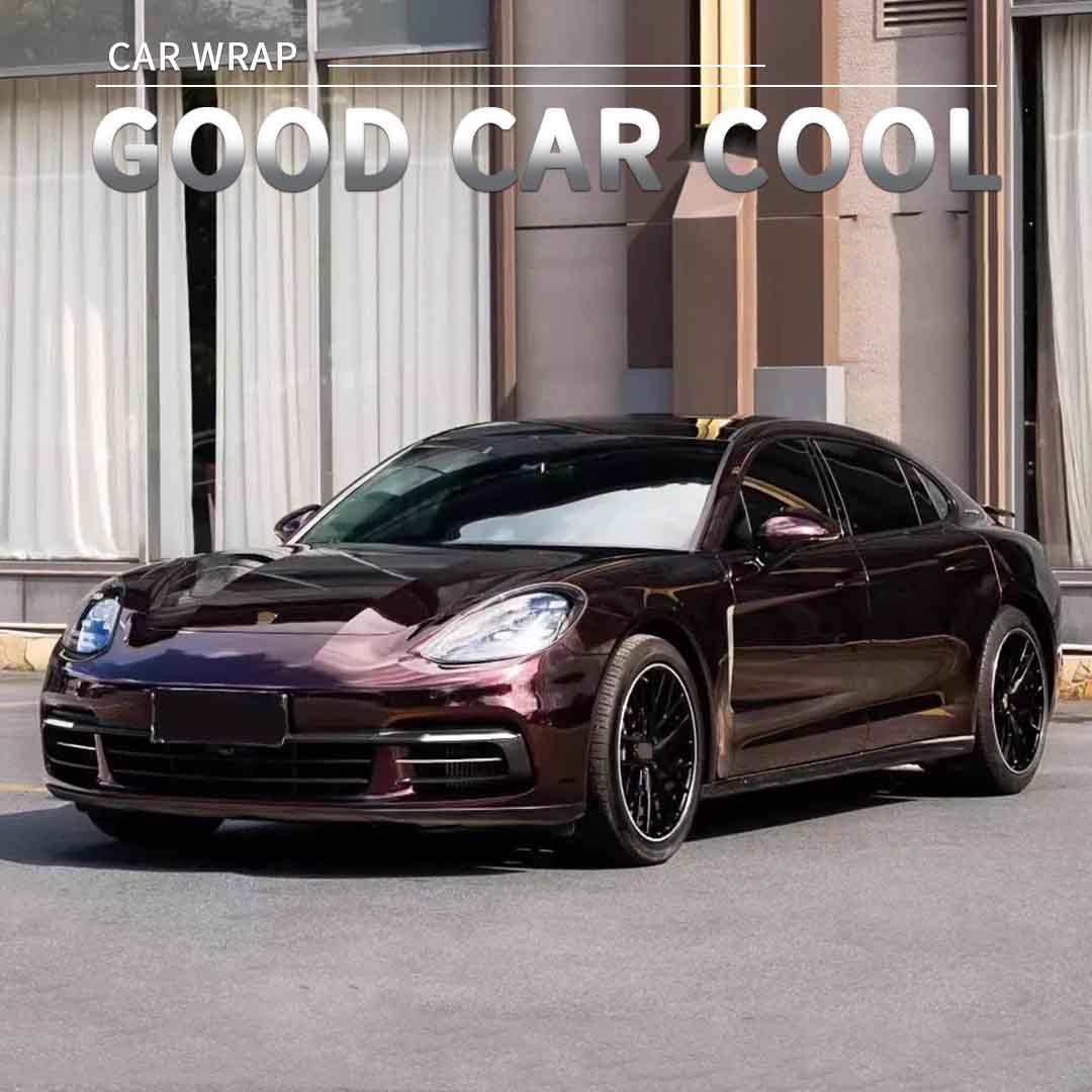 TPUNESS Premium High Gloss TPU Car Wrap Film | Gloss Black Rose