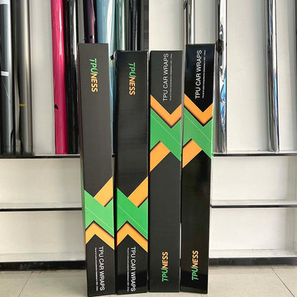 TPUNESS High Gloss TPU Car Wrap Film | Metal Paint Black