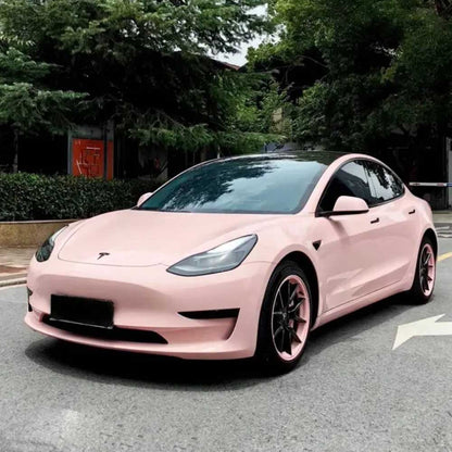 TPUNESS Premium High Gloss TPU Car Wrap Film | Glossy Baby Pink
