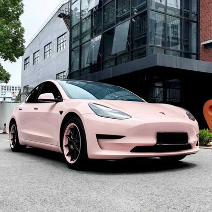 TPUNESS Premium High Gloss TPU Car Wrap Film | Glossy Baby Pink