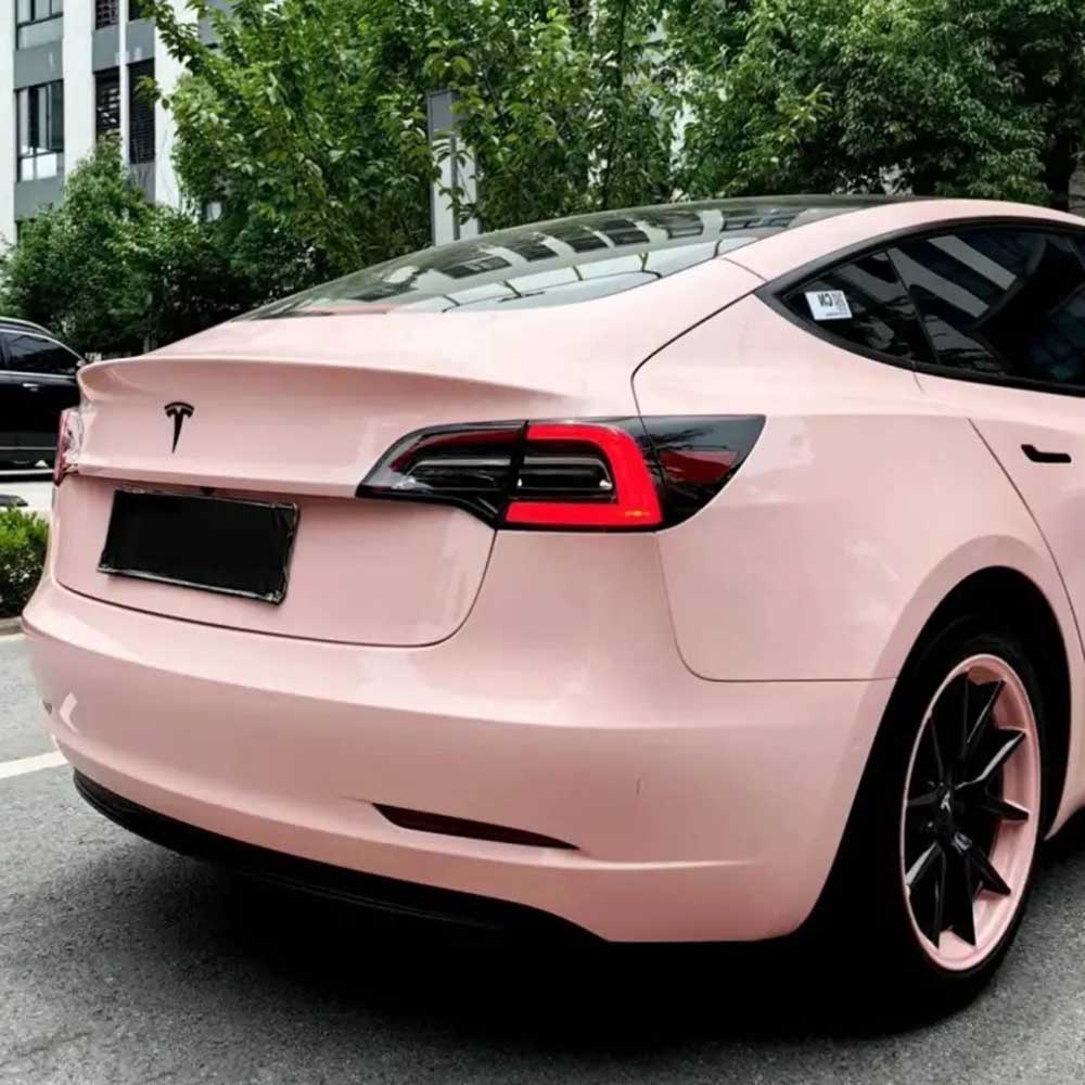 TPUNESS Premium High Gloss TPU Car Wrap Film | Glossy Baby Pink