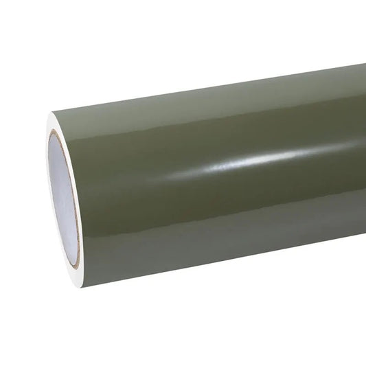 TPUNESS Premium High Gloss TPU Car Wrap Film | Gloss Khaki Green
