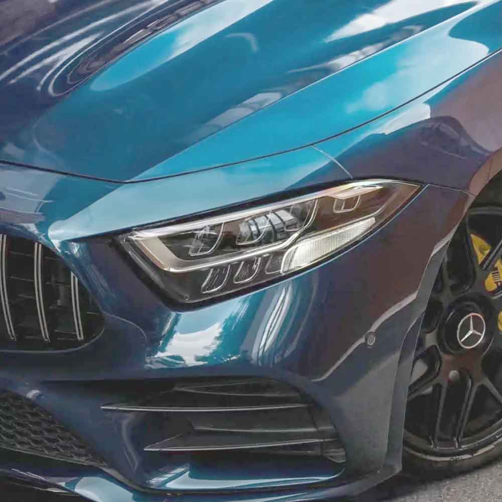 TPUNESS High Gloss TPU Car Wrap Film | Liquid Metallic Interstellar Blue
