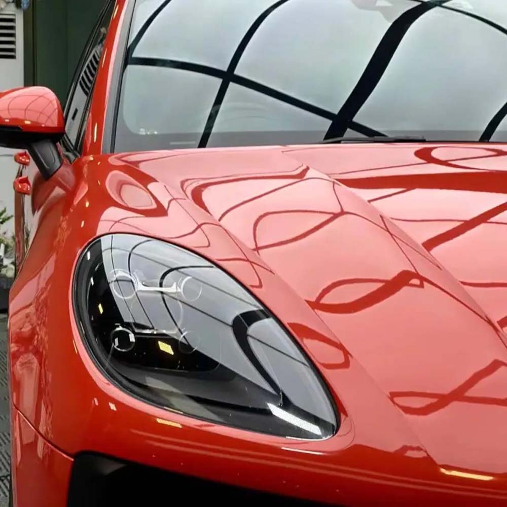 TPUNESS Premium High Gloss TPU Car Wrap Film | Porsche Orange