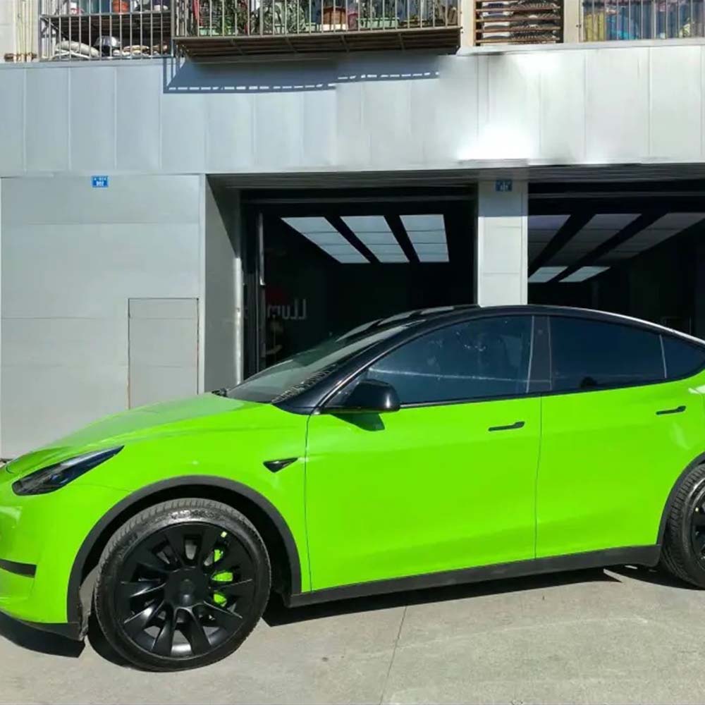 TPUNESS Premium High Gloss TPU Car Wrap Film | Gloss Lime Green