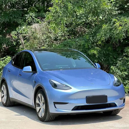TPUNESS Premium High Gloss TPU Car Wrap Film | Metal Paint Mist Blue