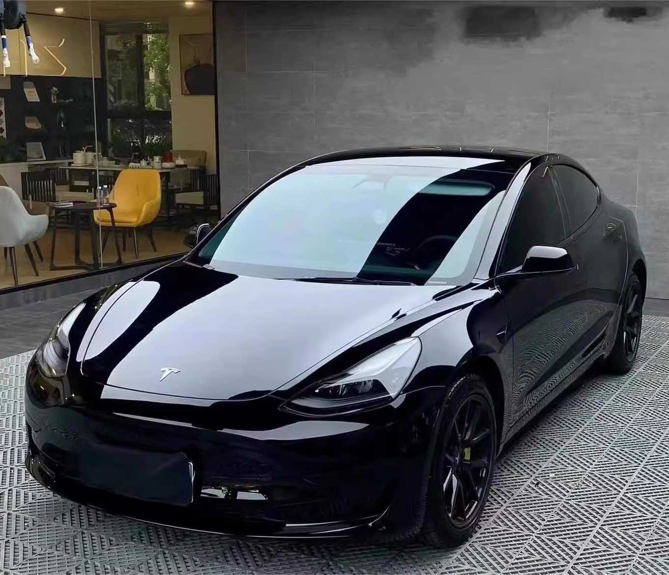 TPUNESS High Gloss TPU Car Wrap Film | Metal Paint Black