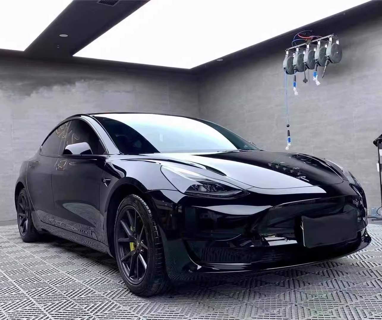 TPUNESS High Gloss TPU Car Wrap Film | Metal Paint Black