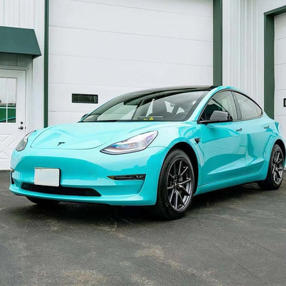 TPUNESS Premium High Gloss TPU Car Wrap Film | Metallic Racing Tiffany